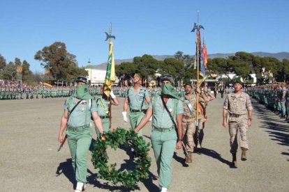 La Brigada de la Legión recuerda el Combate de Edchera, el acto militar estuvo presidido por el general de división, jefe de las Fuerzas L