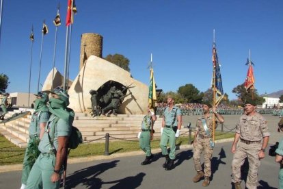 La Brigada de la Legión recuerda el Combate de Edchera, el acto militar estuvo presidido por el general de división, jefe de las Fuerzas L