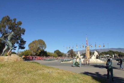 La Brigada de la Legión recuerda el Combate de Edchera, el acto militar estuvo presidido por el general de división, jefe de las Fuerzas L
