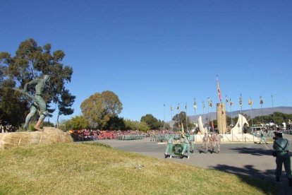 La Brigada de la Legión recuerda el Combate de Edchera, el acto militar estuvo presidido por el general de división, jefe de las Fuerzas L