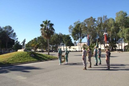 La Brigada de la Legión recuerda el Combate de Edchera, el acto militar estuvo presidido por el general de división, jefe de las Fuerzas L