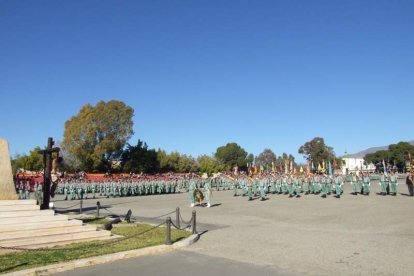 La Brigada de la Legión recuerda el Combate de Edchera, el acto militar estuvo presidido por el general de división, jefe de las Fuerzas L