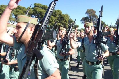 La Brigada de la Legión recuerda el Combate de Edchera, el acto militar estuvo presidido por el general de división, jefe de las Fuerzas L