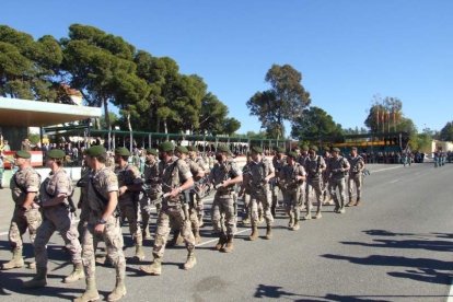 La Brigada de la Legión recuerda el Combate de Edchera, el acto militar estuvo presidido por el general de división, jefe de las Fuerzas L