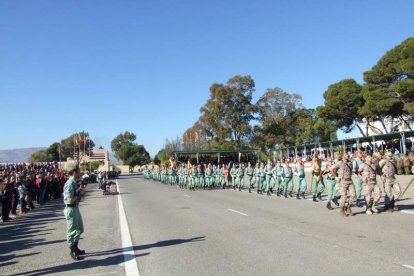 La Brigada de la Legión recuerda el Combate de Edchera, el acto militar estuvo presidido por el general de división, jefe de las Fuerzas L