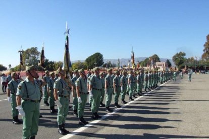 La Brigada de la Legión recuerda el Combate de Edchera, el acto militar estuvo presidido por el general de división, jefe de las Fuerzas L