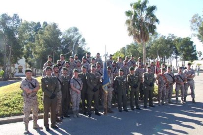 La Brigada de la Legión recuerda el Combate de Edchera, el acto militar estuvo presidido por el general de división, jefe de las Fuerzas L