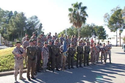La Brigada de la Legión recuerda el Combate de Edchera, el acto militar estuvo presidido por el general de división, jefe de las Fuerzas L