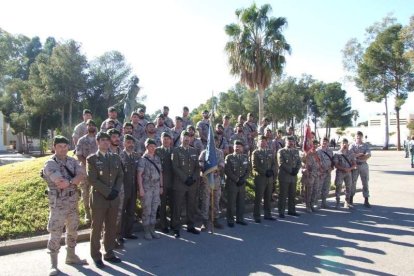 La Brigada de la Legión recuerda el Combate de Edchera, el acto militar estuvo presidido por el general de división, jefe de las Fuerzas L