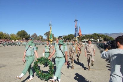 La Brigada de la Legión recuerda el Combate de Edchera, el acto militar estuvo presidido por el general de división, jefe de las Fuerzas L