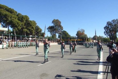 La Brigada de la Legión recuerda el Combate de Edchera, el acto militar estuvo presidido por el general de división, jefe de las Fuerzas L
