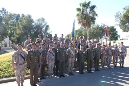 La Brigada de la Legión recuerda el Combate de Edchera, el acto militar estuvo presidido por el general de división, jefe de las Fuerzas L