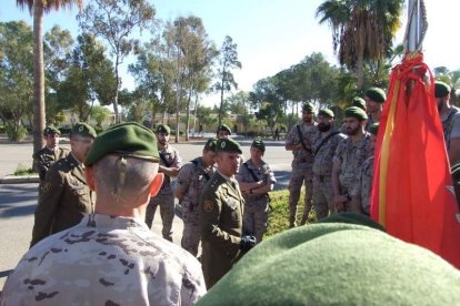 La Brigada de la Legión recuerda el Combate de Edchera, el acto militar estuvo presidido por el general de división, jefe de las Fuerzas L