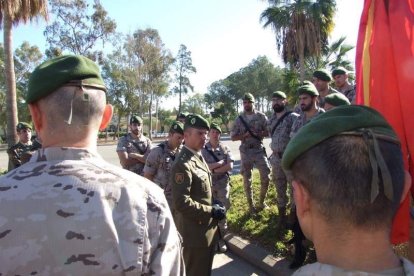 La Brigada de la Legión recuerda el Combate de Edchera, el acto militar estuvo presidido por el general de división, jefe de las Fuerzas L
