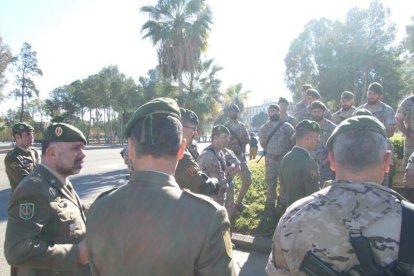 La Brigada de la Legión recuerda el Combate de Edchera, el acto militar estuvo presidido por el general de división, jefe de las Fuerzas L