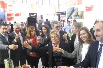 Primera jornada de la Feria Agrícola de Berlín.