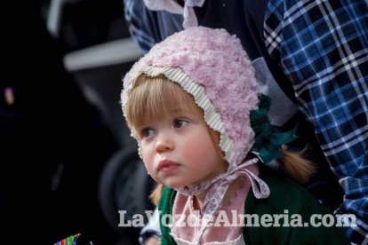 Murgas y comparsas llenaron ayer de alegría el centro de Almería