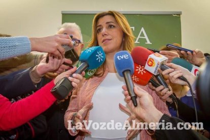La Presidenta de la Junta de Andalucía, Susana Díaz, visita el PITA y el centró de la FAAM en Almería. Fotos: Juan Sánchez.