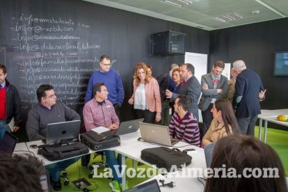 La Presidenta de la Junta de Andalucía, Susana Díaz, visita el PITA y el centró de la FAAM en Almería. Fotos: Juan Sánchez.