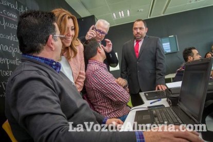 La Presidenta de la Junta de Andalucía, Susana Díaz, visita el PITA y el centró de la FAAM en Almería. Fotos: Juan Sánchez.