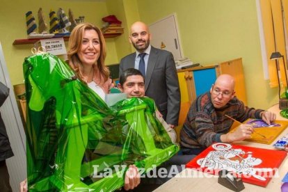 La Presidenta de la Junta de Andalucía, Susana Díaz, visita el PITA y el centró de la FAAM en Almería. Fotos: Juan Sánchez.