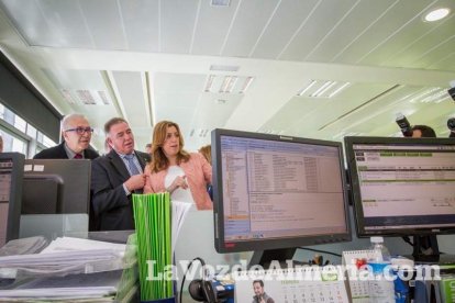 La Presidenta de la Junta de Andalucía, Susana Díaz, visita el PITA y el centró de la FAAM en Almería. Fotos: Juan Sánchez.
