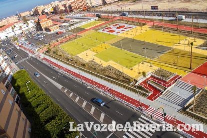 Los verdes y rojos muestran los caminos peatonales que recorrerán este espacio. Fotos: Juan Sánchez