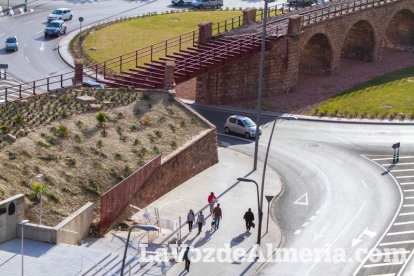 Los verdes y rojos muestran los caminos peatonales que recorrerán este espacio. Fotos: Juan Sánchez