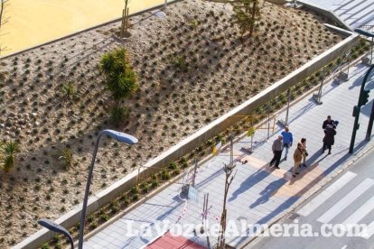 Los verdes y rojos muestran los caminos peatonales que recorrerán este espacio. Fotos: Juan Sánchez