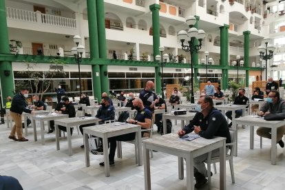 Los directores de los equipos.