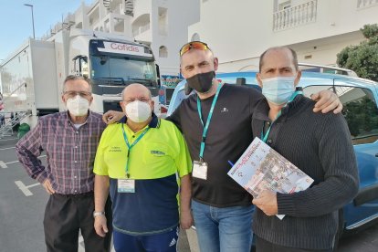 Parte del equipo de la organización.