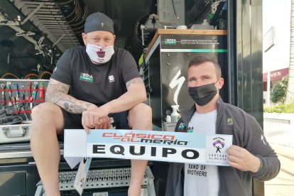 Mecánicos del Bora Hansgrohe.