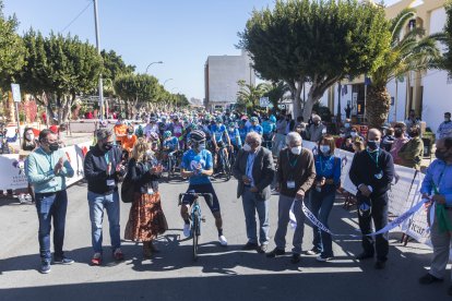 Salida de la Clásica de Almería.