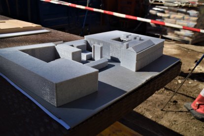 Maqueta del futuro espacio cultural.