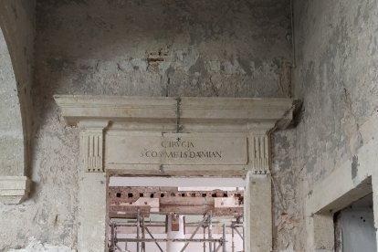 Entrada a las diferentes salas, ya restauradas, y que mantendrán sus nombres