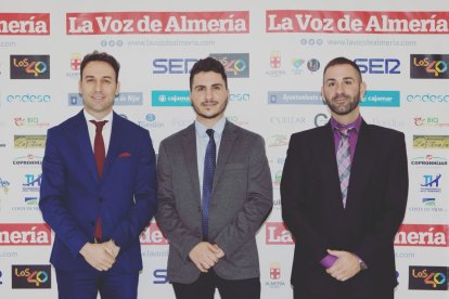 Ricardo Céspedes, Sergio Vicente y Sergio Domínguez.