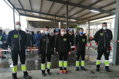 El equipo de los Servicios Sanitarios.