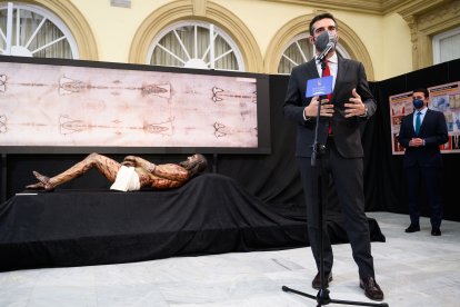 La exposición sobre la Sábana Santa abrirá sus puertas este martes 9 de marzo.