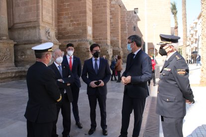 Comandante Naval, concejal, alcaldes de El Ejido y Adra y el jefe provincial de Seguridad Ciudadana de la Policía Nacional.
