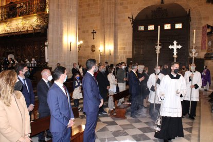 Inicio de la solemne celebración eucarística.