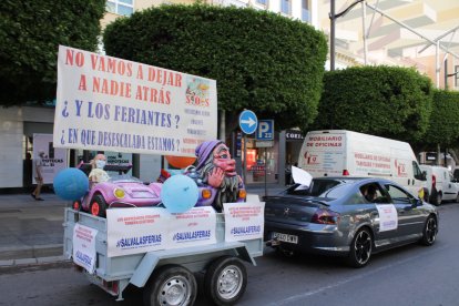 Reivindicación de los feriantes por el centro de la ciudad.