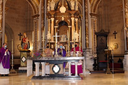 Veneración de la ciudad al Señor Cautivo de Medinaceli.