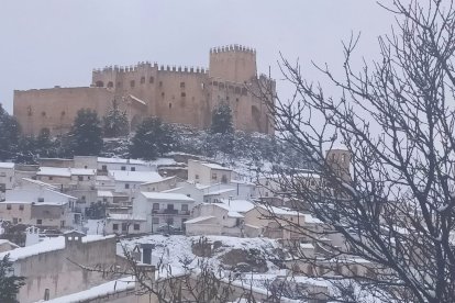 La nieve llegó a la provincia de Almería con el temporal de Filomena.