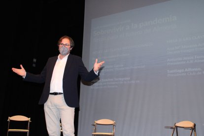 El presentador del acto, David Baños.