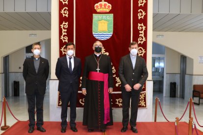 Gómez Cantero, en el Ayuntamiento de El Ejido.