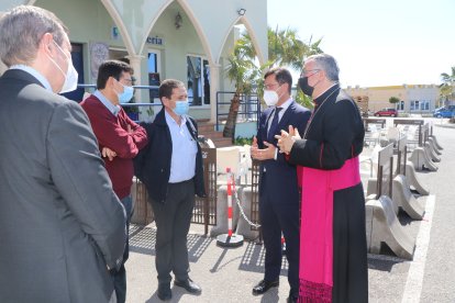Gómez Cantero visita El Ejido.