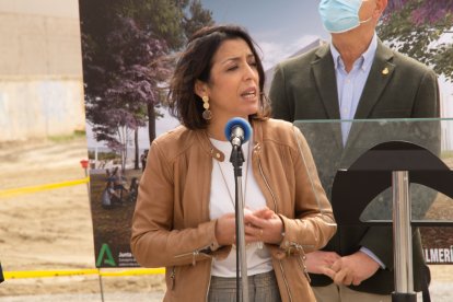 La presidenta del Parlamento de Andalucía, Marta Bosquet.