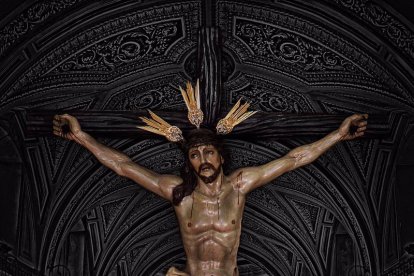 Cartel de la Hermandad del Amor, obra de Vicente Tamayo Garvayo