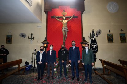 Visita municipal a la iglesia de San Ildefonso.