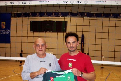 Maestro Piero y alumno Manolo Berenguel.